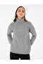 سترة بياقة صياد من نوع ريجولار فيت باللون الرمادي الميلانج 50294435-VR086