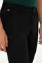 Men's Slim Fit Black Canvas Trousers 50286012-Vr046 - 5