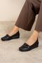Women's Black Comfortable Orthopedic Mother Shoes - 5
