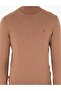 Camel Melange Slim Fit Turtleneck Basic Sweater 50296602-Vr122 - 6