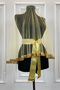 Gold Sequin Sequin and Pearl Bridal Veil Set, Henna Night Veil Alı Cover 6 Pieces - 3