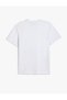 Cotton Short Sleeve T-shirt - Crew Neck, Stitching Detail label - 2