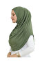 Long Ready-To-Wear Turban Soft Scarf Islamic Clothing Viscose - Khaki - 4