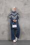 Glittery Knit Tunic Trousers Set - 2