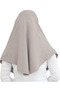Long Ready-To-Wear Turban Soft Scarf Islamic Clothing Viscose - Light Mink - 7