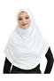Long Ready-To-Wear Turban Soft Scarf Islamic Clothing Viscose - White - 2
