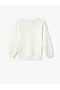 Sweatshirt Teddy Bear Printed Long Sleeve Crew Neck - 2