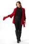 Long Sleeve Vahide Tie Detail Autumn and Winter Knitwear Cardigan Red Krmz - 6