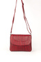 2034L Real Leather Women's Crossbody Bag Ök.Burgundy