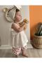Floral Patterned Shorts Layered Strap Blouse Baby Girl Set - 3