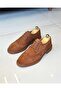 Italian style inner outer natural leather nubuck men's shoes tan T11227 - 2