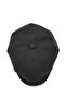 Men's British Groovy Hat Premium Linen Black Cap - 3
