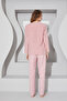 Powder Embroidered Bottom-Top Fleece Pajama Set 24223092 - 3