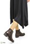 Women's Genuine Leather Laceless Flat Sole Classic Boots M25/Kb1405 - 5