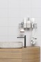Adhesive Bathroom Shelf Shower Shampoo Holder Wall Organizer 1 Piece - 5