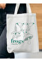 Frog Frog Design Thick Canvas, Rips Cloth Bag, Shoulder Bag, Thick Tote Bag - 2
