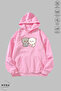 Unisex Hoodie Long Sleeve Bubu Dudu Game Printed Hooded Sweatshirt Oversize Cotton - 4