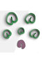 Organic Shape Polymer Clay Mold, Earring Mold, Jewelry Mold, Clay Cutter, 5 Sizes, No: 831