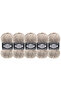 Superlana Maxi Thick Knitting Yarn 5 Pieces Tplm 500 Gr Sweater Cardigan Vest Sweaters Made from 152 Beige Melange