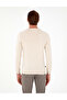 Beige Slim Fit Crew Neck Basic Knitwear Sweater 50296621-Vr011 - 5