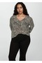 Animal Print Blouse - 5