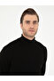 Black Slim Fit Turtleneck Basic Knitwear Sweater 50296582-Vr046 - 2