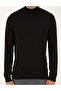 Black Slim Fit Half Turtleneck Basic Knitwear Sweater 50296548-Vr046 - 6