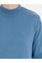 Dark Blue Slim Fit Half Turtleneck Basic Knitwear Sweater 50276161-Vr032 - 7
