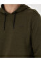 Khaki Regular Fit Hooded Sweatshirt 50273895-VR027 - 7