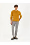 Safran Slim Fit Crew Neck Wool Blend Basic Knitwear Sweater 50270054-Vr043 - 4