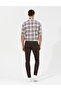 Brown Slim Fit Canvas Trousers 50265904-Vr029 - 4