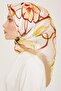 Stone Flower Pattern Tivil Silk Scarf 9110 - 31 - 3
