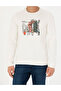 Ecru Regular Fit Sweatshirt 50276187-Vr019 - 6