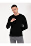 Black Slim Fit Crew Neck Basic Knitwear Sweater 50270179 -Vr046