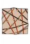 Beige Tan and Mixed Patterned Tivil Silk Scarf - 10653-0004-0014 - 2