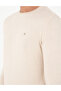 Beige Slim Fit Crew Neck Basic Knitwear Sweater 50296621-Vr011 - 7