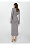Perkins Collar Knitwear Dress - 4
