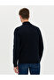 Navy Blue Slim Fit Half Turtleneck Basic Knitwear Sweater 50276161-Vr033 - 5