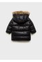 Hooded Faux Fur Quilted Anorak - 2