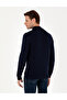 Navy Blue Slim Fit Half Turtleneck Basic Knitwear Sweater 50296548-Vr033 - 5
