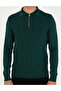 Green Regular Fit Zippered Polo Neck Sweater 50296453-Vr054 - 6