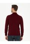 Red Slim Fit Half Turtleneck Wool Blended Basic Knitwear Sweater 50270055-Vr030 - 5