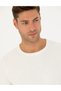 Ecru Slim Fit Crew Neck Knitwear Sweater 50278086-Vr019 - 4