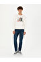 Ecru Regular Fit Sweatshirt 50276187-Vr019 - 4