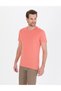 Pink Slim Fit Crew Neck Basic T-Shirt 50267073-Vr204 - 3