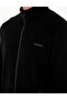 Black Regular Fit Fleece Cardigan 50298991-Vr046 - 7