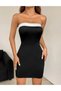 White Piece Detailed Strappy Mini Dress - 5