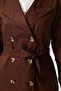 Women's Light Seasonal Brown Trench Coat - 7