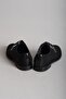 Select 2851 special production genuine leather men's shoes black satin - 5