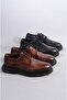 SELECT 9203 GENUINE LEATHER EVA SOLE MEN'S SHOES TAN - 6
